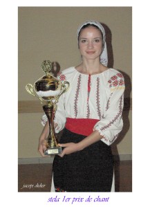 Stela Botez cu Cupa Mare, Franța